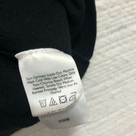 Eddie Bauer Pima Cotton Sweater Crew Neck Long Sleeve Black XL‎ - Picture 5 of 7